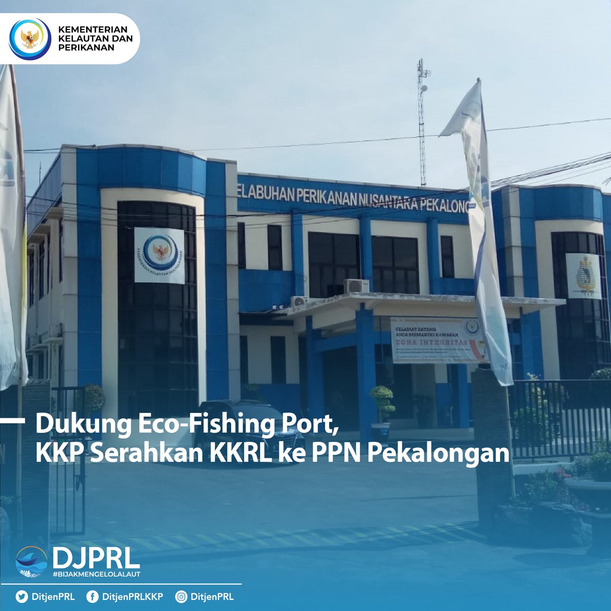 ditjenpk_kkp's tweet photo. Dokumen Kesesuaian Kegiatan Pemanfaatan Ruang Laut (KKPRL) dalam bentuk Konfirmasi Kesesuaian Ruang Laut (KKRL) tersebut diserahkan oleh Ditjen PRL kepada Pelabuhan Perikanan Nusantara (PPN) Pekalongan pada Kamis (14/11).
#KKP #DJRPL #BijakMengelolaLaut https://t.co/lPVRttCDNN