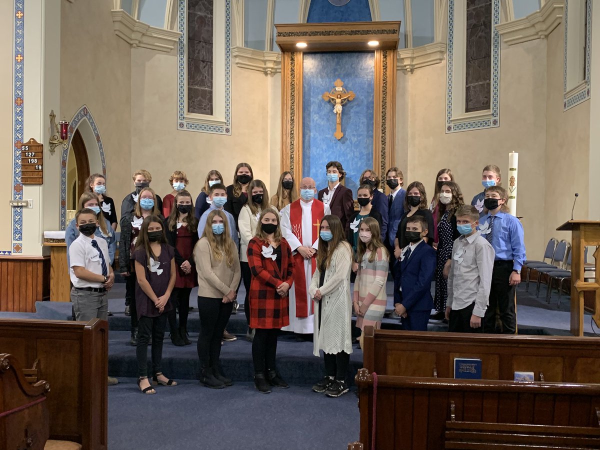 Gr 7, 8, &amp; 9, Congratulations on your Confirmation!  
“Be who God meant you to be and you will set the world on fire.”
~St. Catherine of Siena