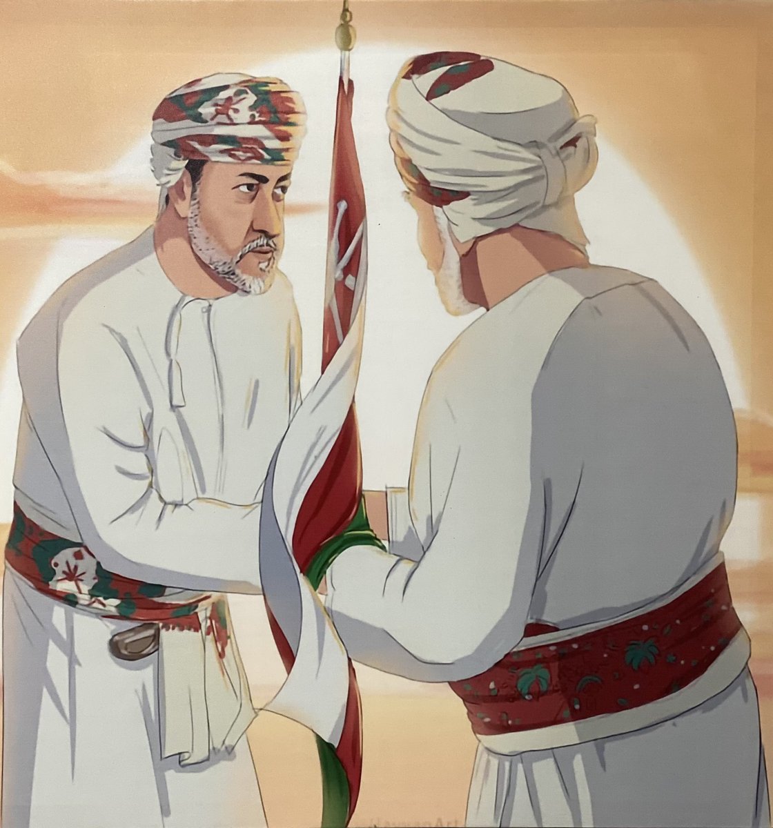 بلادي الغاليه عُمان كل عام ونحنُ على ربوعك الطاهره بألف خير، وكل عام وانتي بعهد #السلطان_هيثم شامخه أبيّه. 

#نوفمبر_المجيد