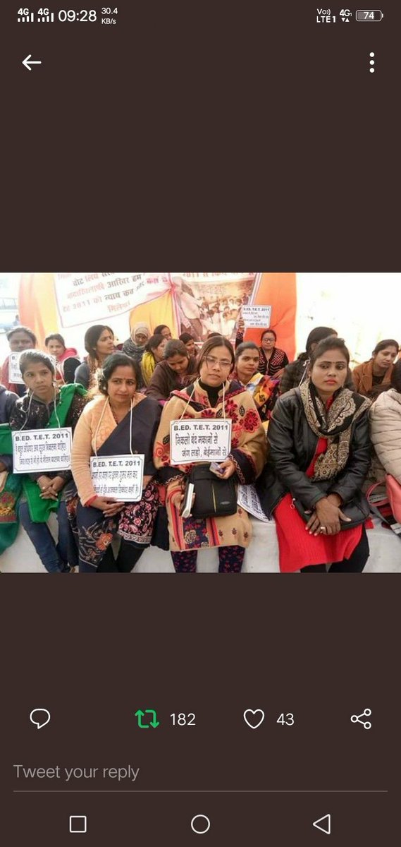 क्या आप #BEdTET2011 की इन बहनों की पुकार भी सुन सकती हैं जो कई वर्षों से नियुक्ति के लिए संघर्ष कर रही हैं 
<a href="/INCIndia/">Congress</a> <a href="/INCUttarPradesh/">UP Congress</a> <a href="/RahulGandhi/">Rahul Gandhi</a> <a href="/AjayLalluINC/">Ajay Kumar Lallu</a>
<a href="/priyankagandhi/">Priyanka Gandhi Vadra</a>