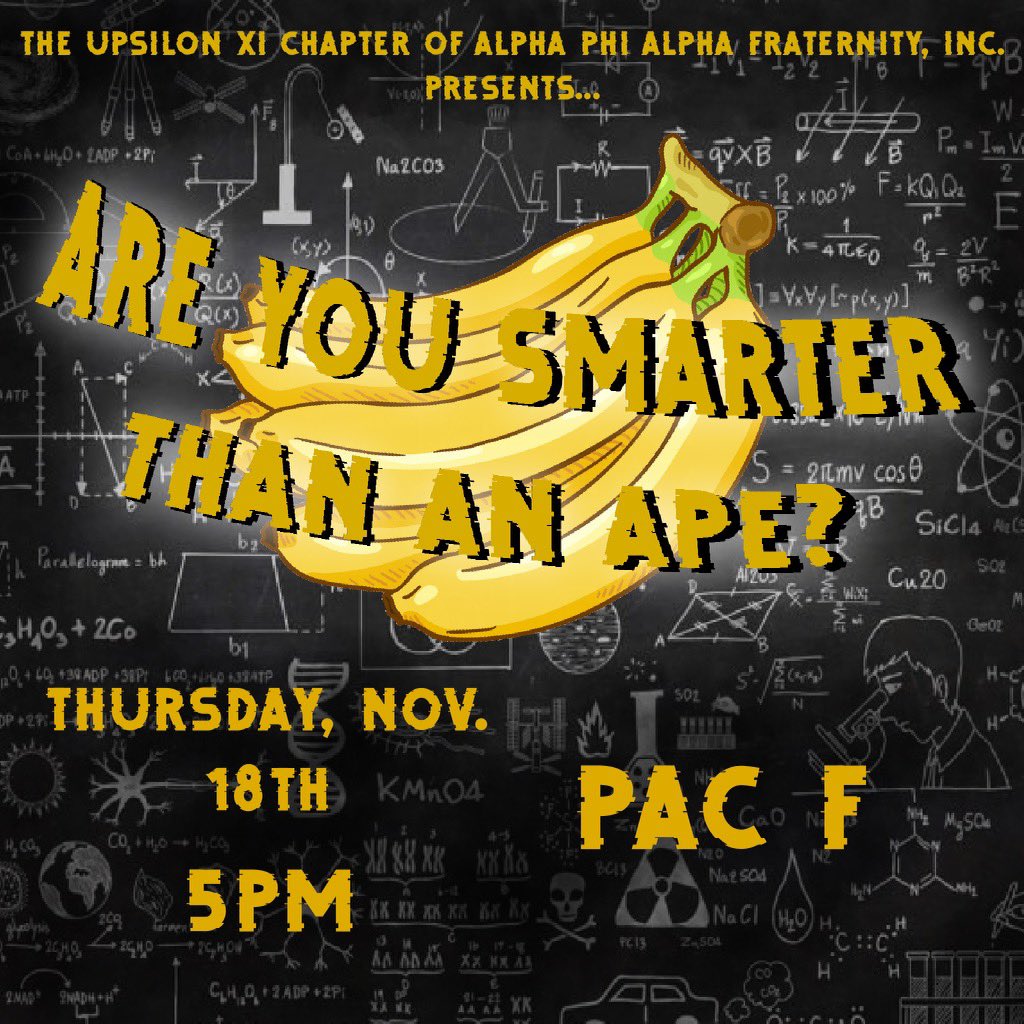 UpXiAlphas's tweet photo. Much Love to everybody that showed their tenacity at our Dodgeball event now it’s time to come test that Knowledge🧠since we all our Scholars📚come out and see if you’re smarter than an Ape🦍🤙🏾 https://t.co/C5X1zPaDpA