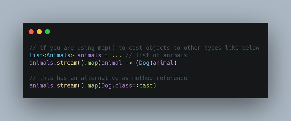 faisal6621's tweet image. TIL 
 

#java #functionalprogramming #methodreference