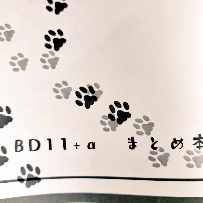 イベント行けないの辛すぎて折り本作ってきました🐾 