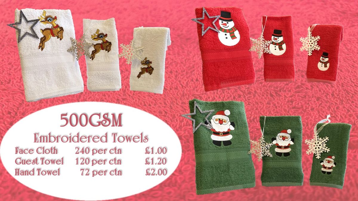 Luxury 500GSM Christmas Inspired Towels - mailchi.mp/f18845e76d26/l…