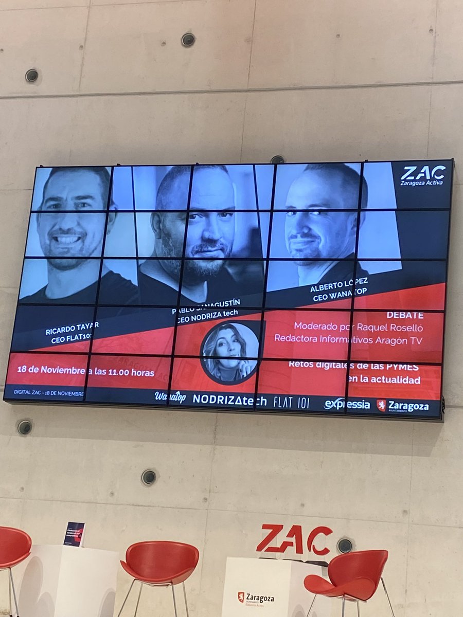 gustaffsson's tweet photo. Y se viene salseo del bueno 🥳 con la mesa redonda en #DigitalZAC con los monstruos digitales:

Ricardo Tayar CEO @SomosFlat101
Pablo Sanagustín CEO @NODRIZA_tech
Alberto López CEO @Wanatop

👉“Retos digitales de las PYMES en la actualidad” https://t.co/j2u2M5dMnl