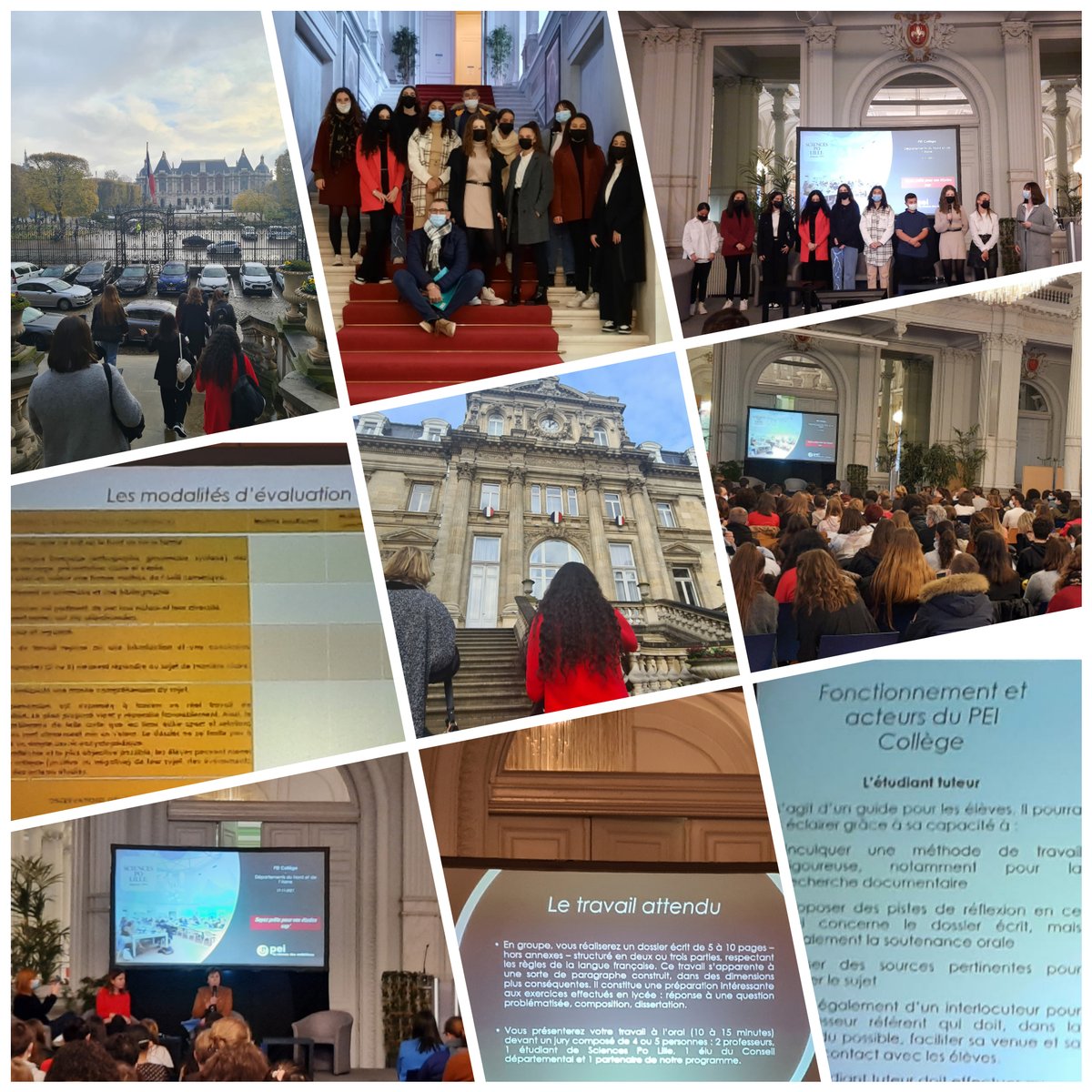 CiteEduMaubeuge's tweet photo. ✅G2T5-Elèves Programme d’Études Intégrées #PEI @ScPoLille #CLG_Vauban @prefet59 
Échanges instructifs : projets d'orientation/ambitions 
➡égalité des chances
➡conseils précieux pour la réussite 
Merci @MarieCieters !
🎯#Parcours_Avenir #Mobilités 🚉#Ouvrir_champs des_possibles https://t.co/sm8VhZePDd