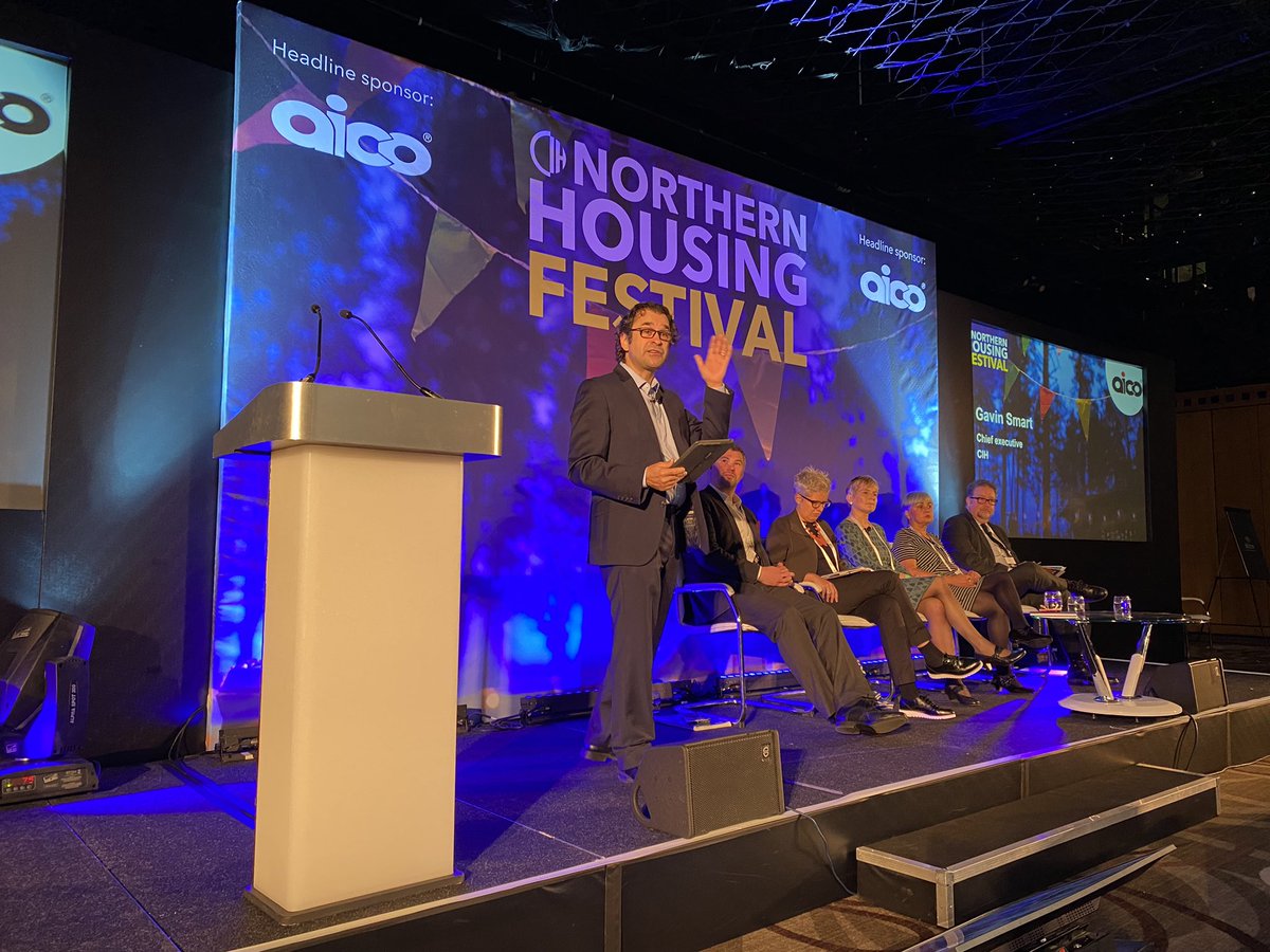Talking about the CIH professional standards and new self-assessment tool, <a href="/GavinSmartCIH/">Gavin Smart - now mainly on Bluesky</a> highlights to drive change, we must truly engage with and listen to tenants, residents and customers – the people we exist to serve, who we work with and for #northernhousingfestival