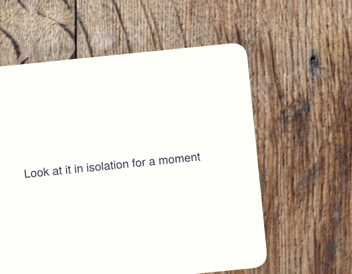 Infinite oblique strategies (@infinite_eno) on Twitter photo 