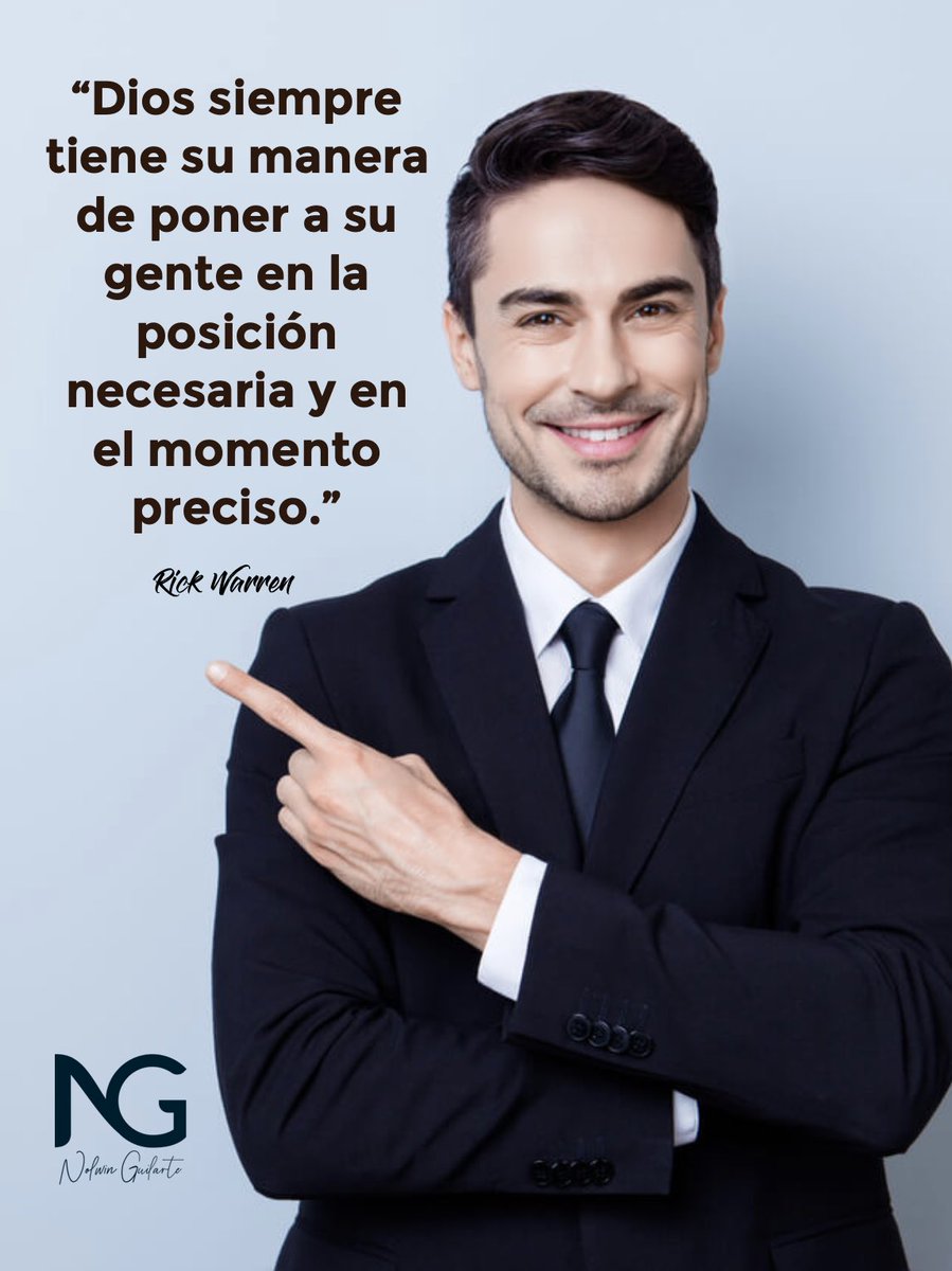 “El Señor dice: Yo te instruiré, yo te mostraré el camino que debes seguir; yo te daré consejos y velaré por ti”  Salmos 32:8

No olvides que Dios te coloca al frente para que puedas dejarte guiar por él, Dios te dará grandes victorias si confías en su palabra.

Feliz día