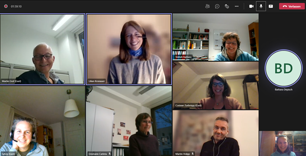 rbp_network's tweet photo. Exchange of experiences between Swiss #RBPS Goal-oriented promotion of biodiversity and Austrian Results-based management. @KantonZuerich https://t.co/mLbyy8paOI