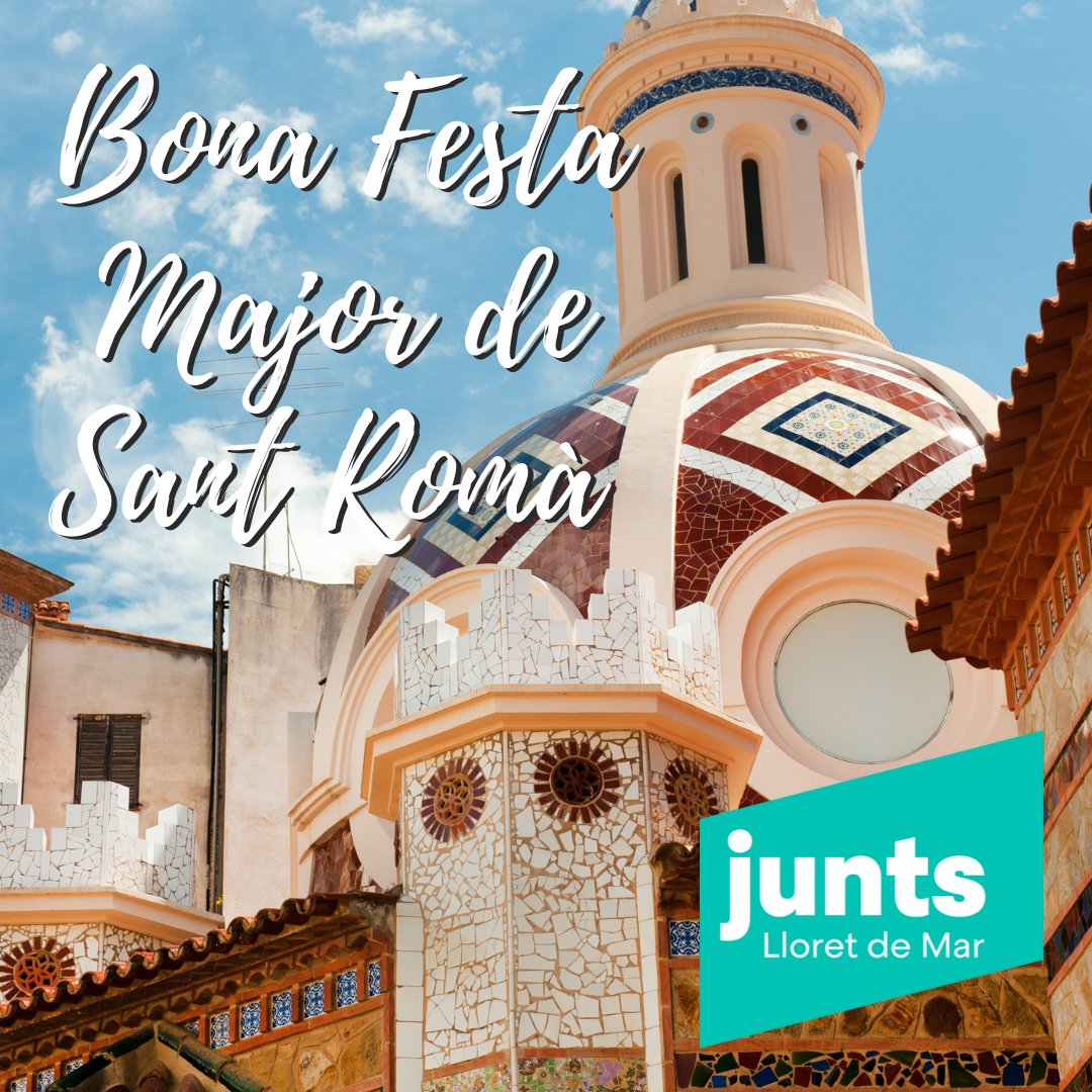 Lloretencs i lloretenques!

Us desitgem una molt bona #FestaMajor🎉

Gaudim d'aquests dies de festa i retrobaments.

I felicitats a tots els Romà 😉

#Lloret #LloretdeMar #MyLloret #SantRomà