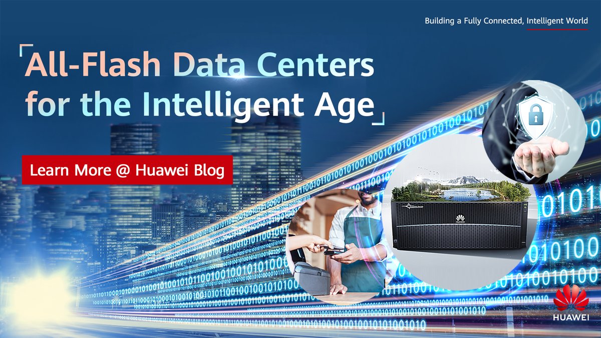 IT_Huawei's tweet photo. Data volumes are on the rise, and organizations need be smart in the way they handle them. With energy consumption, #DataSecurity, and maintenance efficiency top of mind, more are looking to the #AllFlashDataCenter. Here’s why: https://t.co/Zso1MYqWG1 #AllFlashDC4All https://t.co/0kr61BpnXP