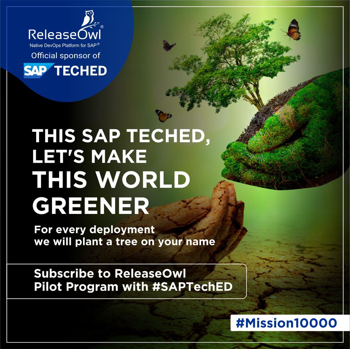 ReleaseOwl's tweet photo. #ReleaseOwl automates your SAP packaging and deployments. Orchestrate all your release activities seamlessly with #ReleaseManagement.
Find us on #SAPTechEd Nov 16 to 18.
.
.
.
#releaseowl #tech #S4HANA #SAPECC #SAPFiori #SAP #DevOpsforSAP #SAPDevOps #cloudcomputing #ABAP https://t.co/u6C0XurDTn