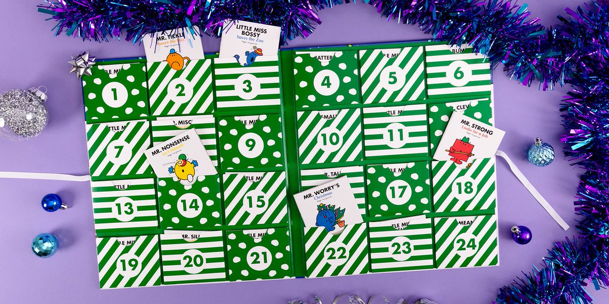 FarshoreBooks's tweet photo. Countdown to Christmas with the brand new Mr. Men Little Miss advent calendar! Featuring 24 stories to entertain little ones this holiday season  https://t.co/U2cuX4239o https://t.co/m2CtIzS57n