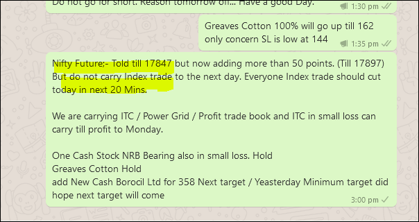 KhanInvestment's tweet photo. #Nifty Future our View New Day target # 17897 
#PowerGird our trade view 
#ITC Trade View 
#NRB Bearing Trade View 
#GREAVESCOT trade view 
#Borocil Trade View 
#StockMarket #stocks https://t.co/V7NEF3nmcs