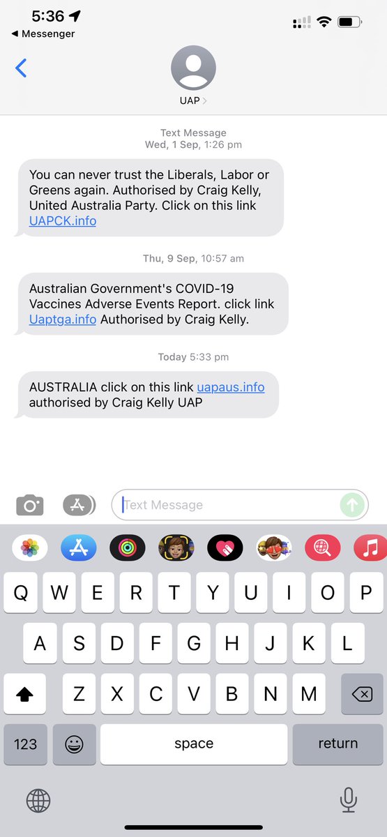 jacobcurulli's tweet photo. @CraigKellyMP cut this shit out Craig. I don’t want any more of your messages. No one does. https://t.co/gynbs8xqEG