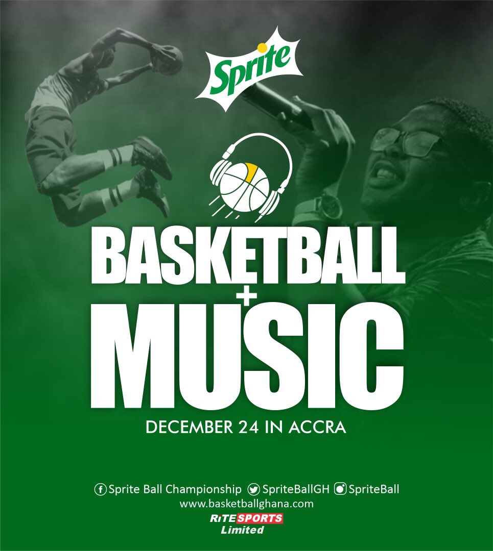 SpriteBall's tweet photo. The best high school players and musicians meet in Accra this December.
Which players do you want to see in action? Quote with their names and schools.
#SpriteBall21 #SpriteBallXpressions https://t.co/TrlSMynUls