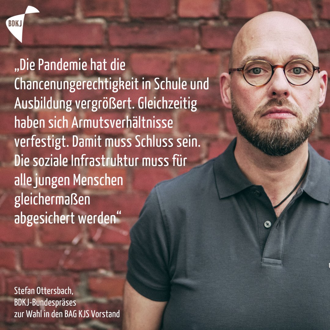 bdkj's tweet photo. Herzlichen Glückwunsch an unseren Bundespräses Stefan Ottersbach, den die @BAGKJS gestern im Rahmen ihrer Mitgliederversammlung einstimmig zum neuen Vorsitzenden wählte. Wir gratulieren auch Barbara Denz, welche ebenfalls einstimmig neu in den Vorstand gewählt wurde.
#BAGKJS https://t.co/WE9klzFT9m