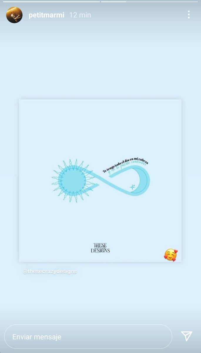 TCrazyDesigns_'s tweet image. Marmi me ha subido a sus historias ☺✨