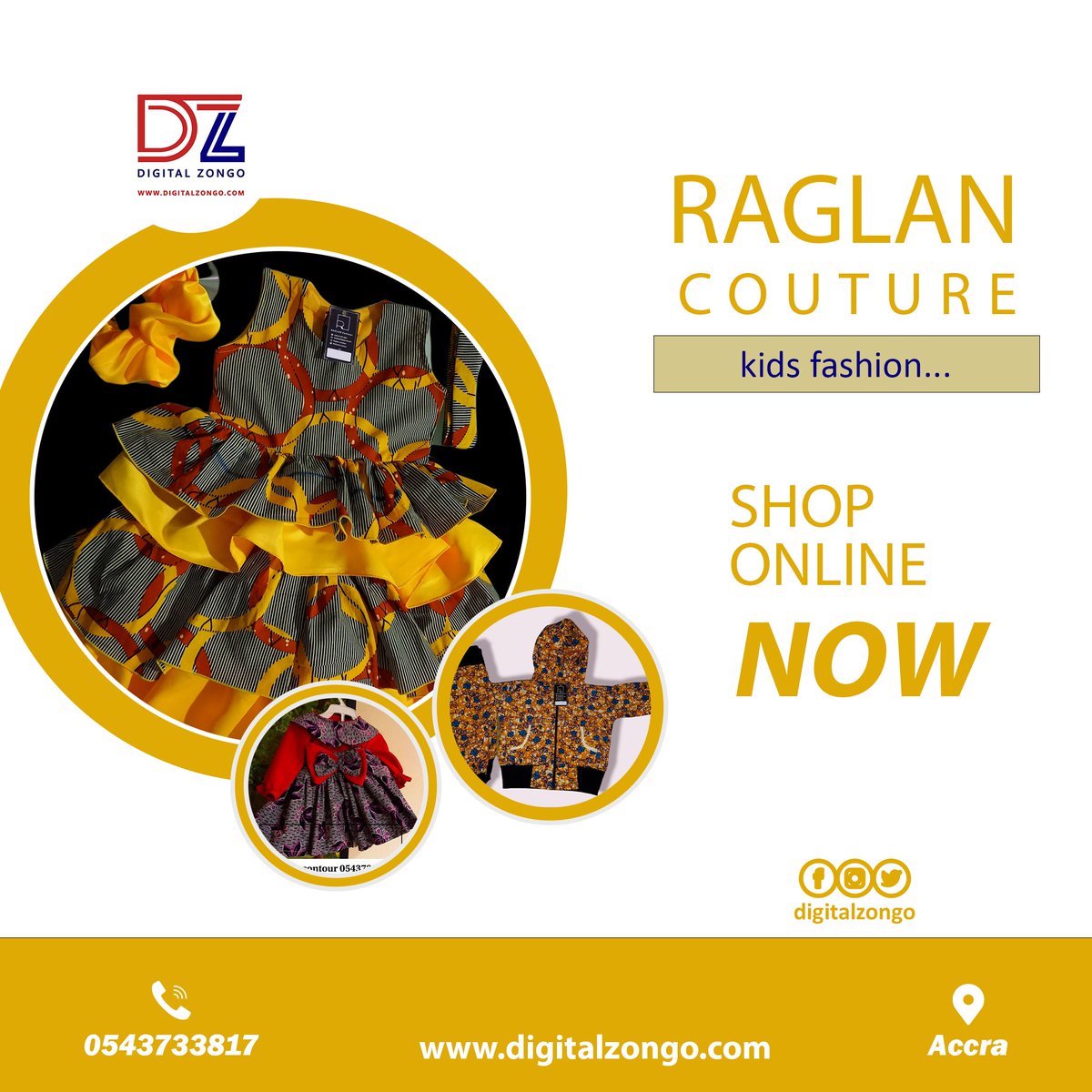 digitalzongo's tweet photo. Raglan couture is a fashion house that produces and sell kids outfits for both female and male.
They do both bespoke and ready to wear outfits.
Find them on https://t.co/DCu6WEYoSx
#Kindlyshare
#DigitalZongo
#ZongoImpact
#Zongovationhub
#RaglanCouture https://t.co/EVylHnlNHW
