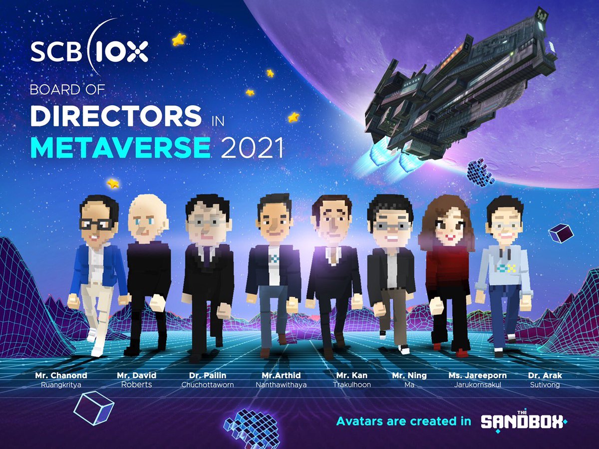 SCB10X_OFFICIAL's tweet photo. SCB 10X in @TheSandboxGame. Join us to experience #metaverse in The Sandbox 

Thank you @SCB10X_OFFICIAL team for your creation 💫 https://t.co/CBlI9jlsJg
