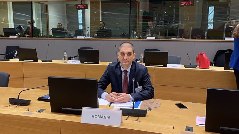 romaniaineu's tweet photo. 🇷🇴State Secretary @MIPE_Romania Cristian Roman is attending #GAC Cohesion today to discuss important contribution of cohesion funds to #EuropeanRecovery, green&digital transition as well as synergies between cohesion policy funds & other EU instruments.
👉https://t.co/HWE5P1U5nA https://t.co/b7E4PnL9m9