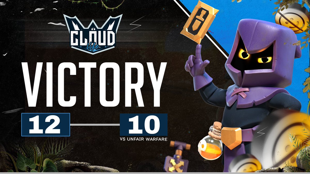 CGxCOC22's tweet photo. ⚔️ @EYG_FamilyCoC EYG Open Week 3 ⚔️ 

                   🔥 Victory 🔥
#CloudlifeGaming - 12 ⭐ - 10 ⭐ @UnfairWarfare

💯 Triples By: 💯
@Manjeet084
@BearMistaken

#CloudlifeFTW https://t.co/Dy0an64hWJ