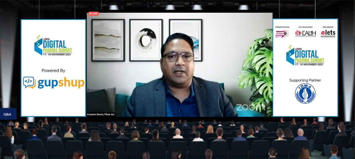 ehealthonline's tweet photo. Kaushal Shetty, Global Director, Digital & Technology, @pfizer said, "The pharma industry has moved from push to push and pull mechanism."
To Attend: https://t.co/pPOZUu2zk8
#eletsdigitalpharma #eletspharma https://t.co/NBEwsT5FTR