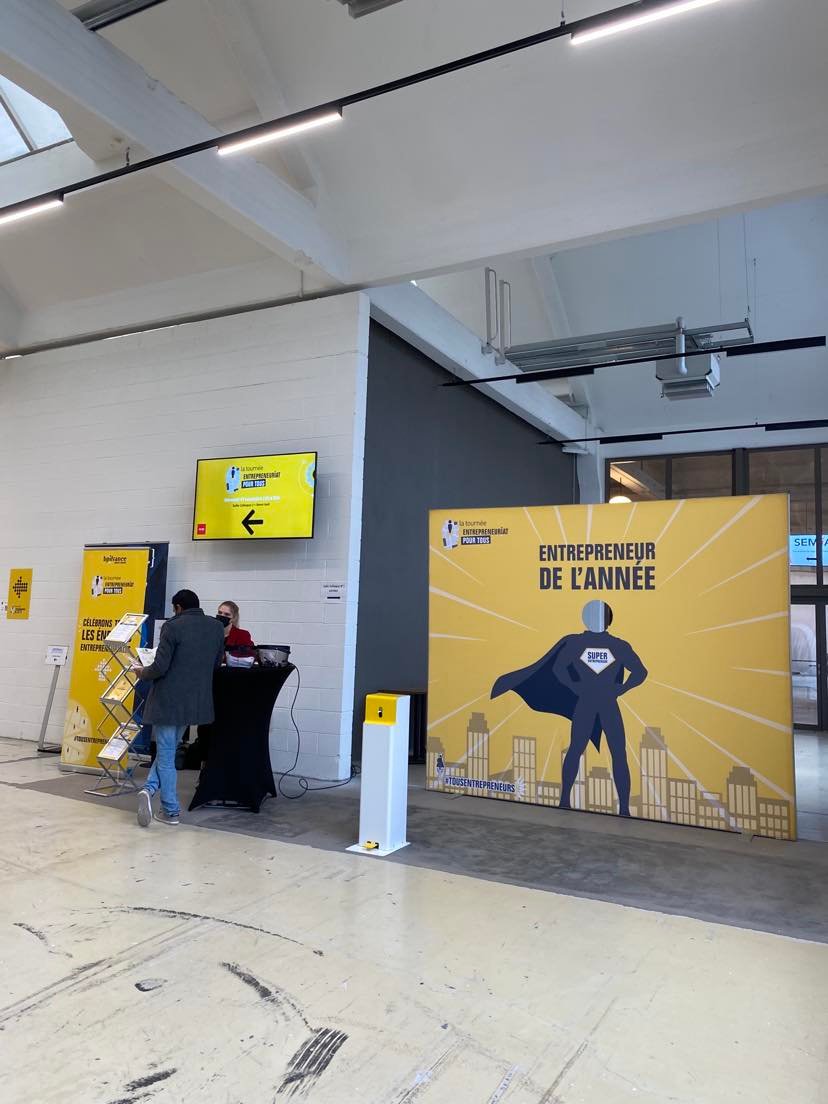 Nous avons eu le plaisir d’accueillir la Tournée de l’Entrepreneuriat pour Tous de <a href="/Bpifrance/">Bpifrance</a> !
Au programme : des accompagnements à la création d’entreprise et au développement d’activité de son projet🤝
Un moment riche pour nos jeunes entrepreneurs !
#entrepreneuriatpourtous