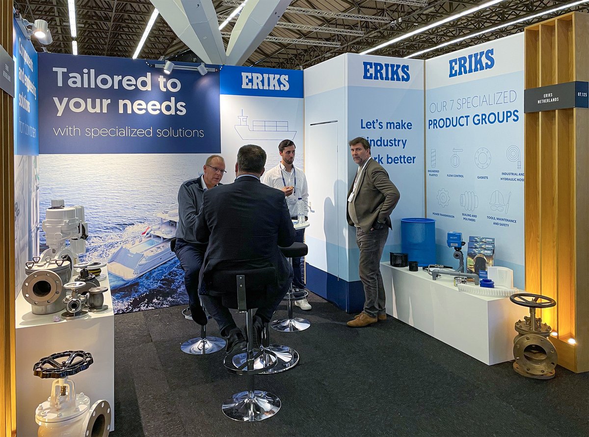 Final day of <a href="/metstrade/">METSTRADE</a> at the RAI Amsterdam, the one-stop-shop for #marine industry professionals. We're ready! Meet our ERIKS maritime experts at #SuperYachtPavilion, booth 07.125, hall 7.
Opening hours: 10.00 - 17.00
#ERIKS #metstrade #maritiem #maritime #SYP