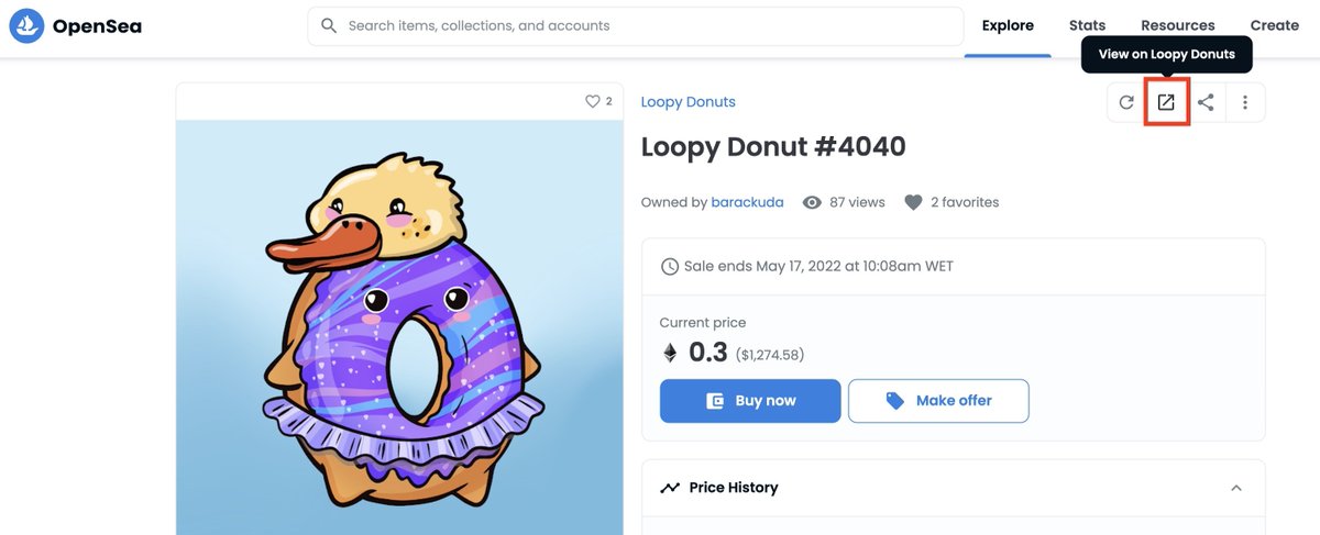 Gher_All_InFTs's tweet photo. When you come to sweep up a #LoopyDonut you can now check and see how much $Chill you are snagging with it too. #NFTs #NFTCommunity https://t.co/7S1pc6z5XX