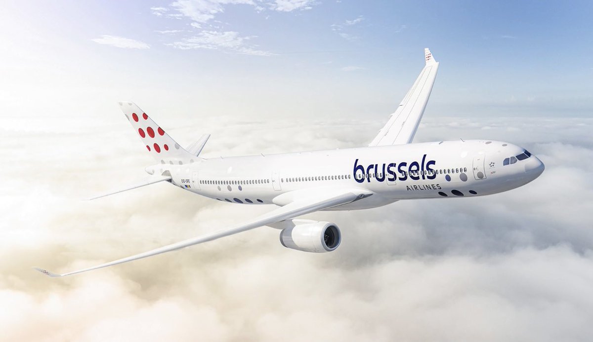 ivanconinx's tweet photo. Brussels Airlines has just revealed its new livery. What do you think? #brusselsairlines #avgeel https://t.co/D08WyhjSJU