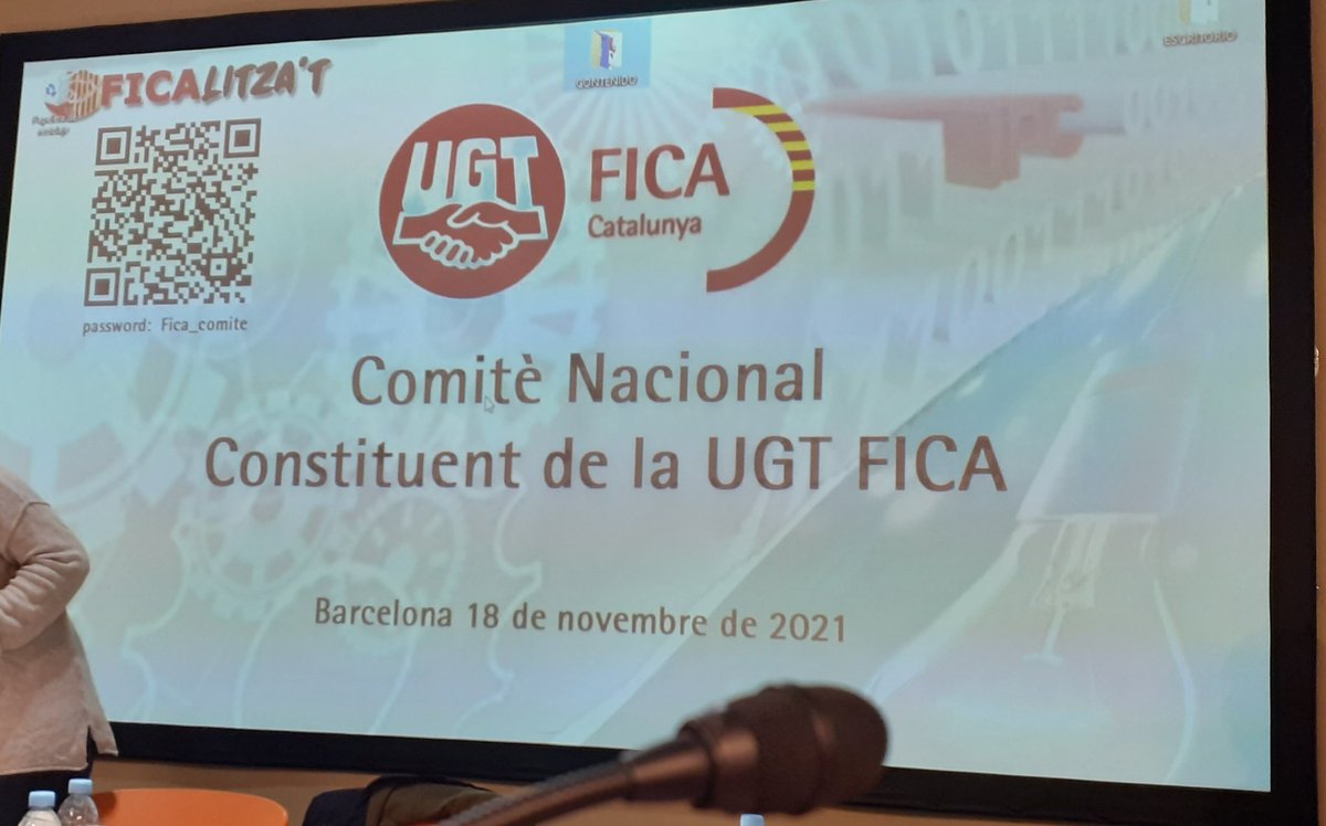 Comença el Comitè Nacional Constituent de la UGT FICA de Catalunya <a href="/ugtficat/">UGT FICA de Catalunya</a>