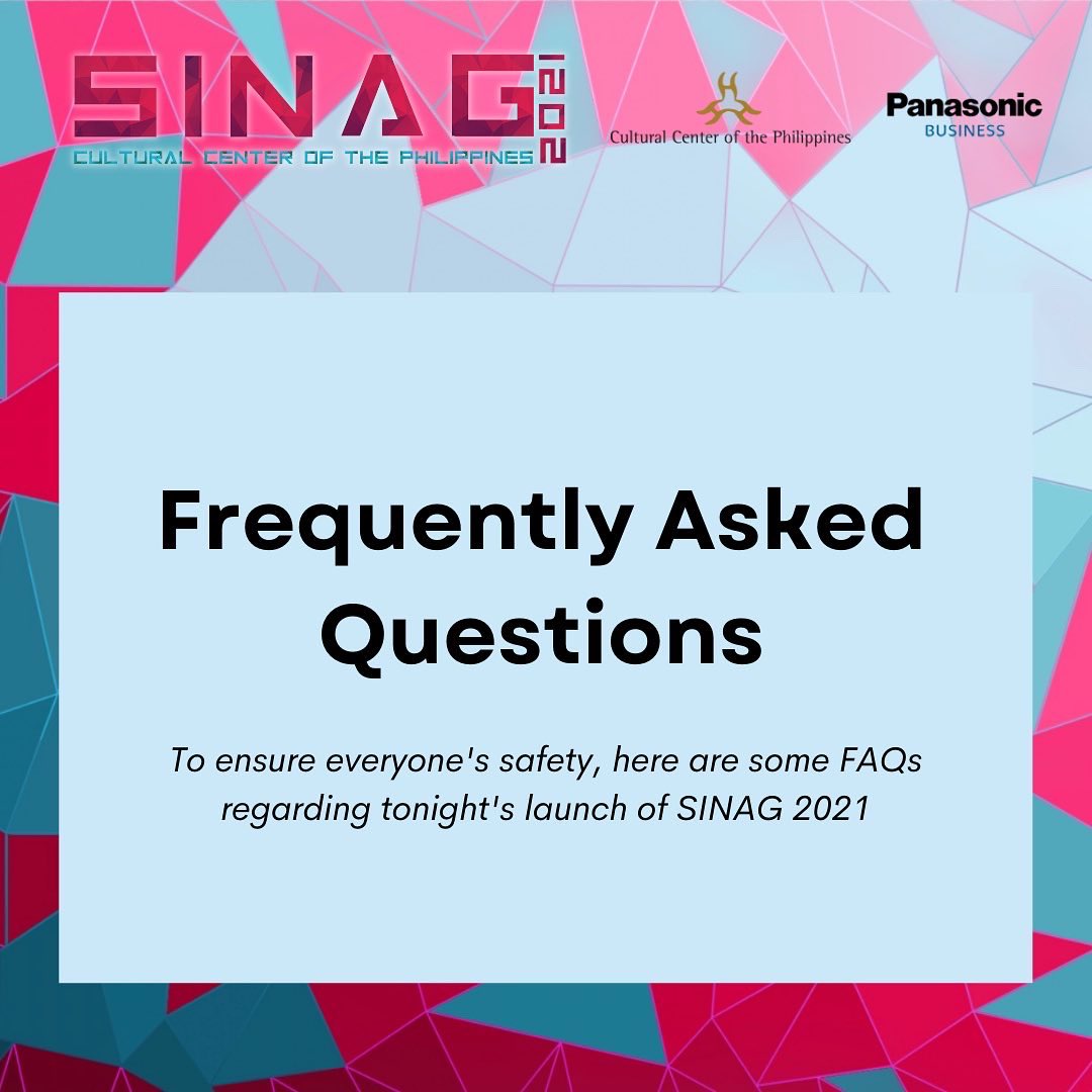 TheCCPofficial's tweet photo. Tonight, we are launching SINAG 2021, a projection, light, and show at the iconic CCP FACADE! 

Here are a few reminders to our onsite viewers. 

Enjoy the show!

#SINAG2021 #CulturalCenterPH 
#CCP52 https://t.co/CMO6aPbJ4o