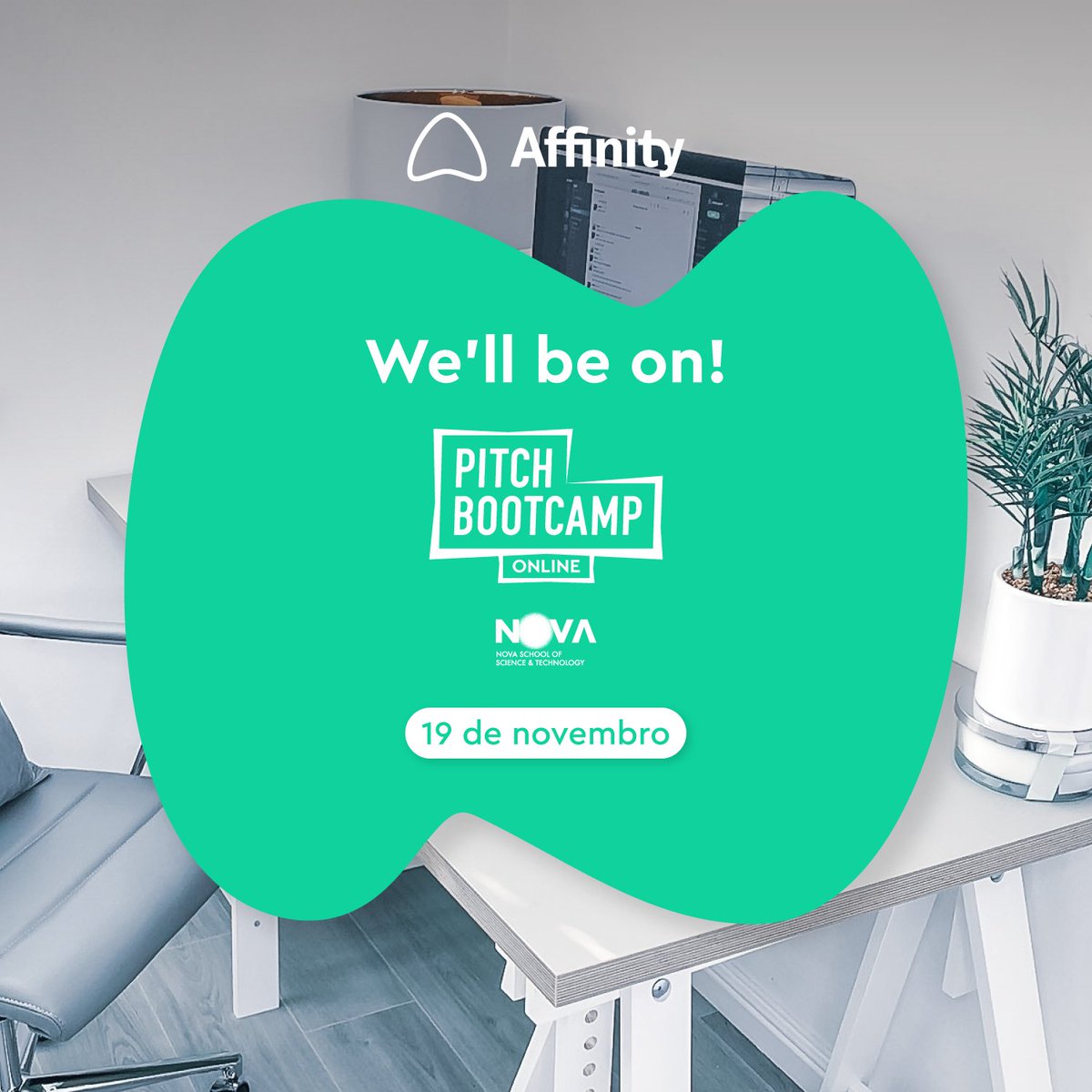WithAffinity's tweet photo. Ready to get some tips & insights to start off your career?
Tomorrow, November 19th, Affinity will be at @FCTNOVA's Pitch Bootcamp Online for another moment where we'll talk about today's job market! Don't be left out, we’ll be on!
#pitchbootcamp #onlineevent #university https://t.co/xJ0nEYPtdr