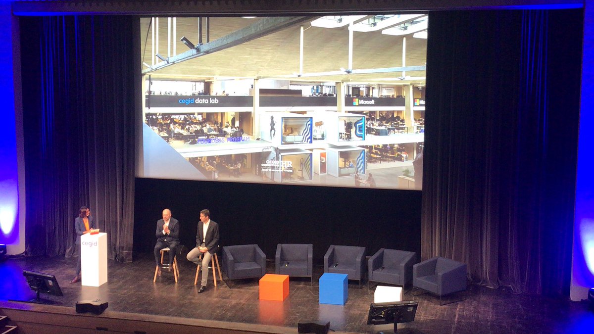 CegidGlobal's tweet photo. « C’est un scoop pour cette édition de #CegidConnectionsHR, le lancement prochain de notre #incubateur au sein de #StationF : le #CegidDataLab. Nous finalisons en ce moment la sélection des #StartUps. » @AndreBrunetiere #CegidConnectionsHR #RH #entrepreneurs https://t.co/AIBjYNNgPj