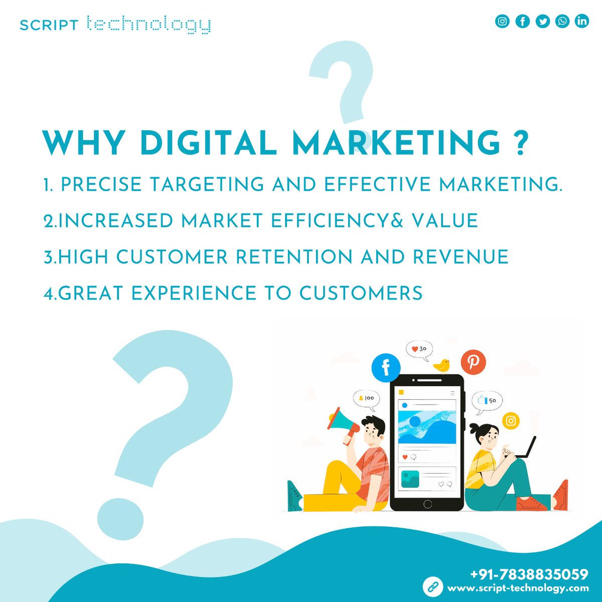 scriptechnology's tweet photo. Visit our website-https://t.co/w647WnTirB
Contact us (+91) 7838835059
#scripttechnology #digitalmarketingcommunity #ecommerce #seo #website #ecommercewebsite #websitedeveloper #digitalmarketing #contentmarketingstrategy #ecommercebusiness #webstore #Meta #Growth #businesstips https://t.co/83NAJ7oenw