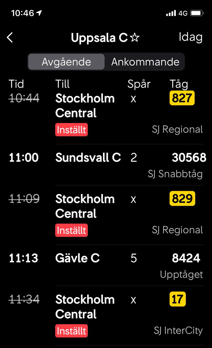Heja ⁦<a href="/SJ_AB/">SJ AB</a>⁩.

”Nu ännu miljövänligare, vi kör inte alls!” 👏