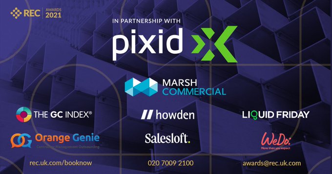 Just 1 week to go until the REC Awards night in London! We are proud to be partners of REC for this prestigious 
recruitment industry event and look forward to seeing you there!
rec.uk.com/booknow
#RECAwards21 #recruitmentindustry #UK #awards2021 #Pixid #PixidVMS <a href="/RECmembers/">Recruitment & Employment Confederation</a>