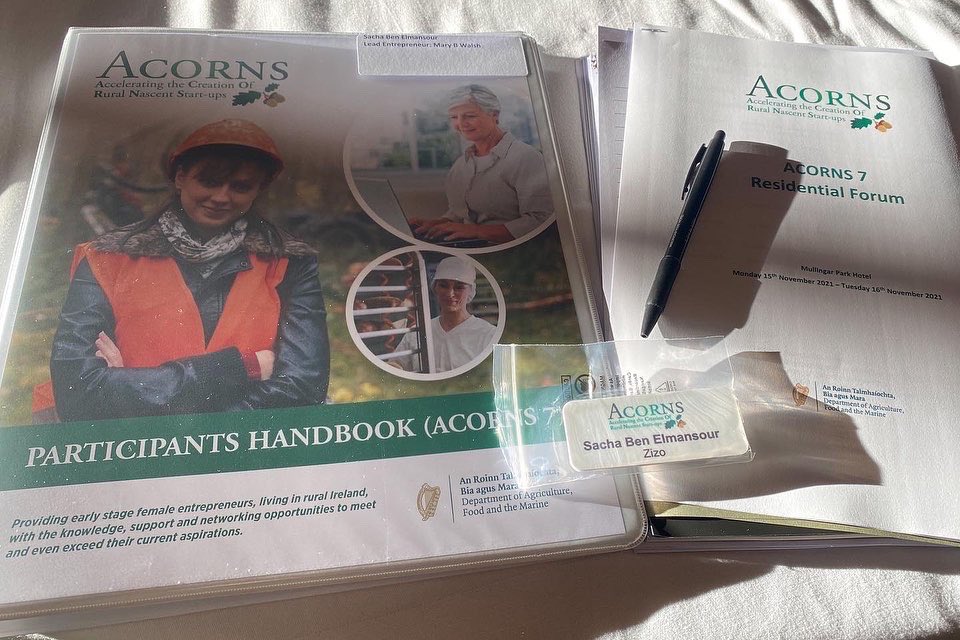 WeAreZizo's tweet photo. We would like to say a huge thank you to @acorns_ie for believing in Zizo &amp; selecting us to be part of this amazing #acorns7 program. We had a wonderful time in Mullingar, and we are feeling more inspired than ever to push Zizo to the next level. @agriculture_ie https://t.co/84R9XTY17s