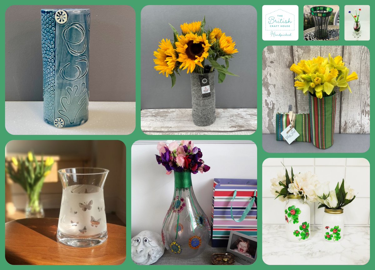 Today we're all about Vases for my Teamwork Thursday at <a href="/BritishCrafting/">BritishCraftHouse</a>. Who doesn't love a lovely bunch of flowers any time of the year?
All these lovely pieces are available now online. 
#teamworkthursday #tbch #handmadeuk #britishcraft