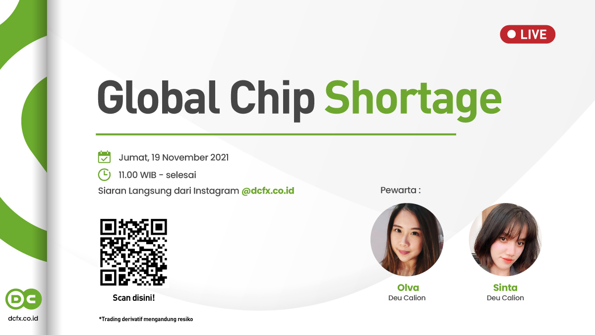 dupoinindonesia's tweet photo. Global Chip Shortage? Apa sih itu?
Nah, supaya gak penasaran, ikuti Weekly Live Analysis DCFX. 
Dalam program kali ini, akan ada bahasan tentang Global Chip Shortage. 
Catat waktunya:

Jumat, 19/11/2021
Pukul 11.00 - selesai
Langsung dari https://t.co/2NndwDQWQO
#LetsDC https://t.co/kRthr7R5ZU
