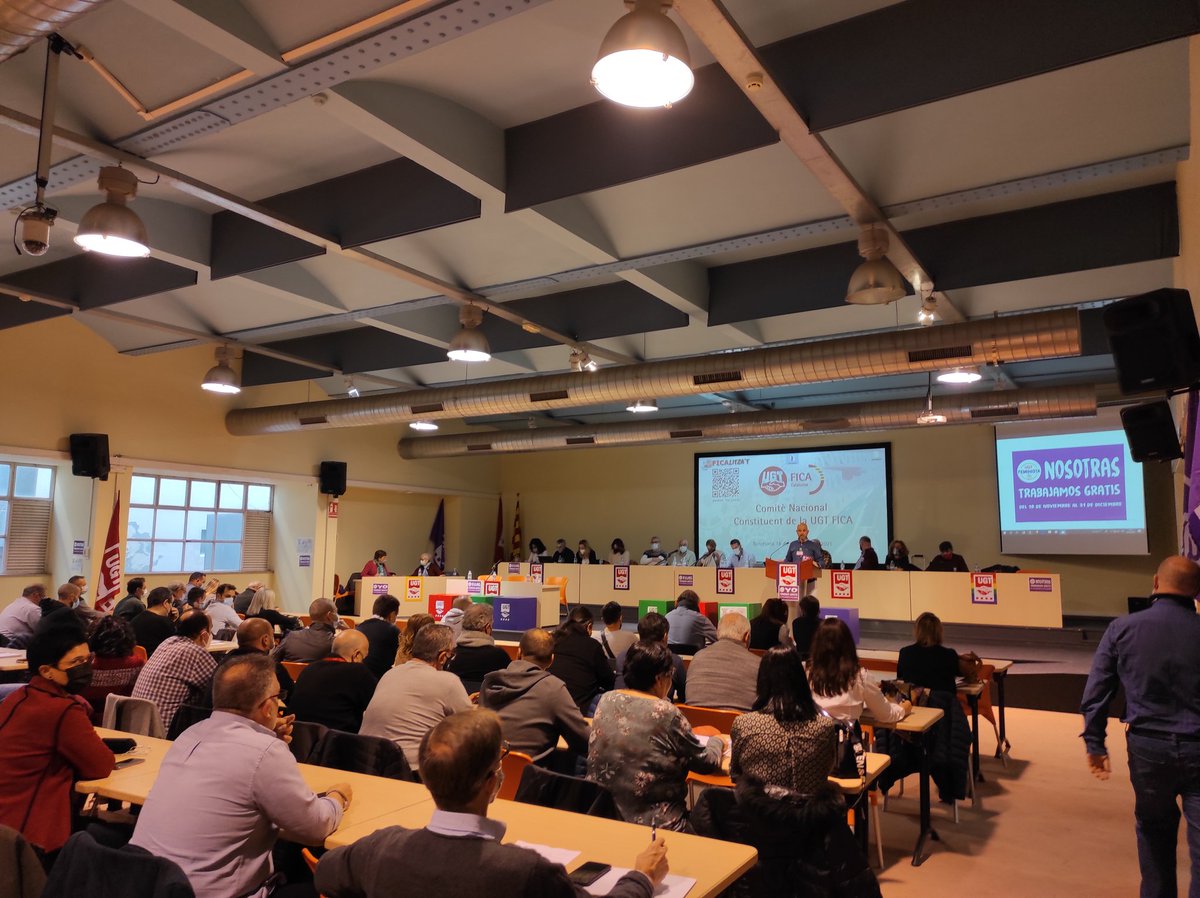 📢Comença el Comitè Nacional Constituent de la <a href="/ugtficat/">UGT FICA de Catalunya</a> 
🧵El podeu seguir en aquest fil