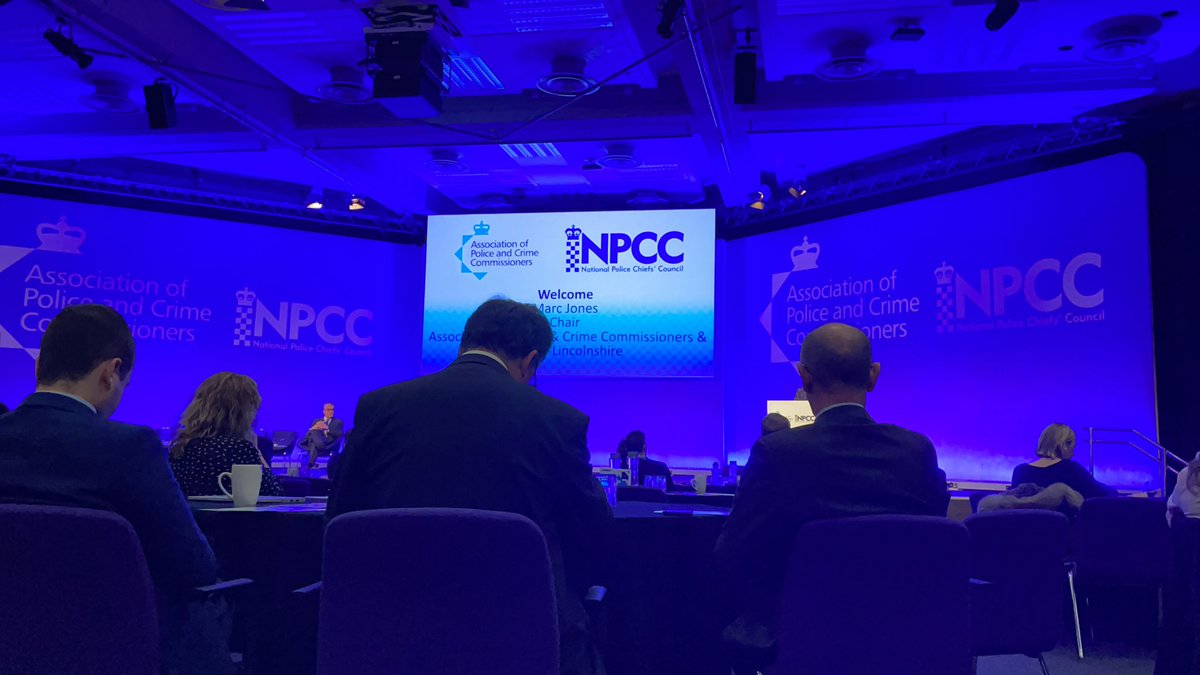 MichelleE_Data's tweet photo. What better way to celebrate my birthday than attending the @AssocPCCs and @PoliceChiefs Annual Police Summit; currently being opened by APCC Chair, @MarcJonesLincs #policeconf21 https://t.co/KmR4Rb0SY2
