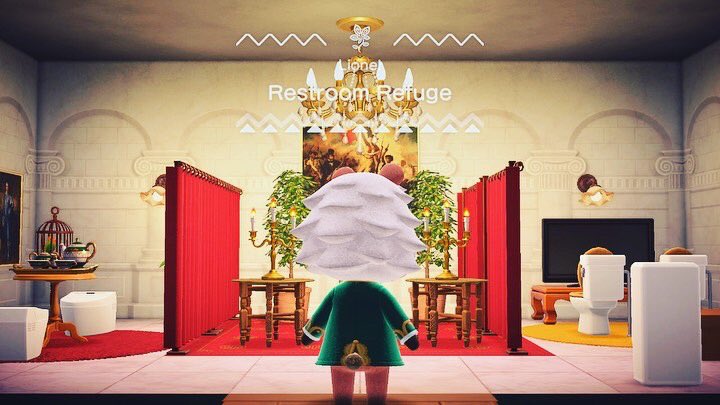sweetondean's tweet photo. I did Lionel’s house of toilets! 

#AnimalCrossingNewHorizons 
#ACNHDesign 
#acnh https://t.co/vtJuuAb8GX
