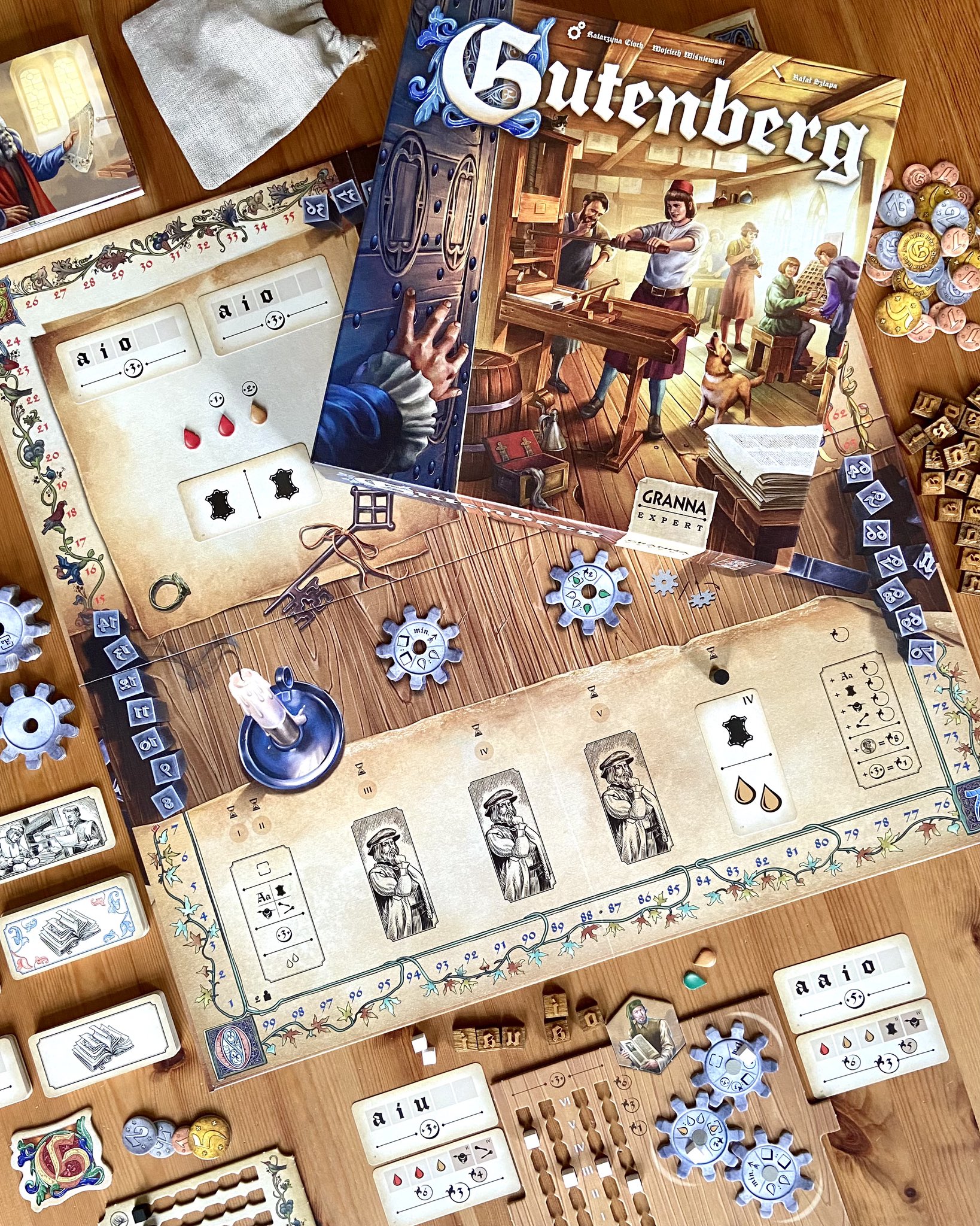 Tryb Solo on Twitter: "Solo mode in “Gutenberg” is really good even though  your just playing for points. The fun part is that you never know what will  be it's initiative value