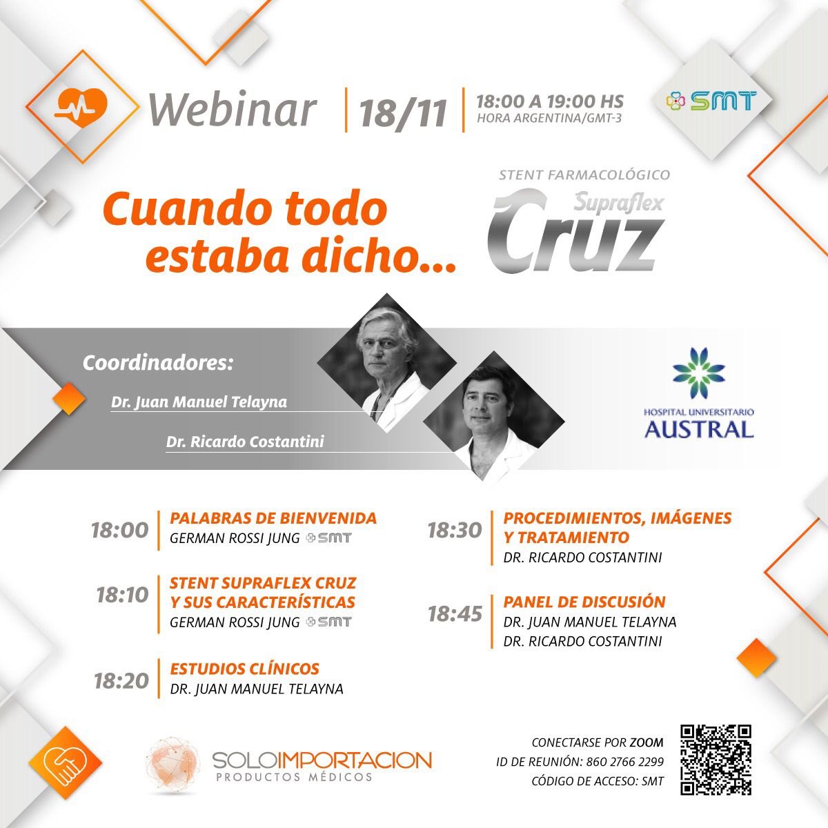 ra_costantini's tweet photo. 9 casos 9 para compartir! 

Unirse a la reunión Zoom
https://t.co/4QSdzNNs0d

ID de reunión: 860 2766 2299
Código de acceso: SMT https://t.co/g56tqWgFft