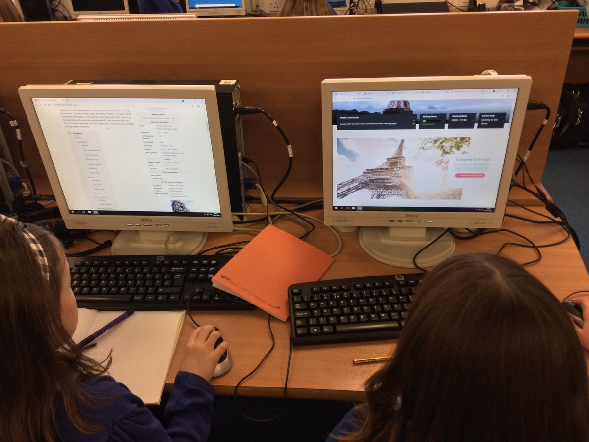 LSTClass12's tweet photo. This morning, we are researching the Eiffel Tower! We are looking into the structure of the tower linked to our current DT topic and also linking it to our Languages lessons and intercultural understanding! #STPSFrench #STPSDT π«π·π https://t.co/JZE4p8ZlfI