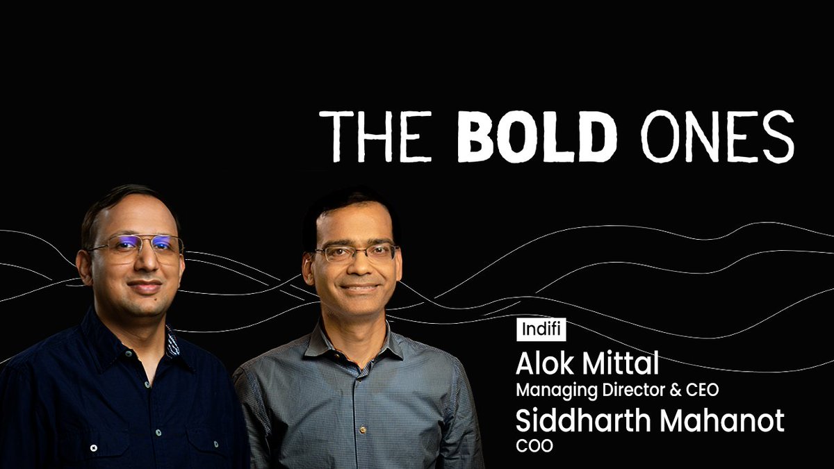 The Bold Ones: Innovating for the Next Half Billion! A series by @on_india recognising the bold entrepreneurs like our founders, @alokmittal001 & @sidmahanot 
Watch the episode featuring Indifi bit.ly/2YXp8js

#TheBoldOnes #Indifi #InspiringJourneys