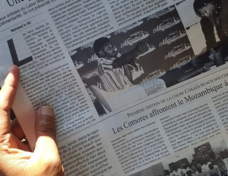 Norena80903290's tweet photo. Article sur notre show case apparue sur le journal #Alwatwan ce matin
🔗Cliquez le lien sur ma bio pour lire l'article 📰
Un grand merci au journal #Alwatwan pour cet honneur et à toute l'équipe qui ont contribué de près ou de loin à ce projet #ngamhoro 
#watwa
#SHOWCASE https://t.co/3i8gmySbVC